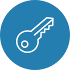 Animated key icon