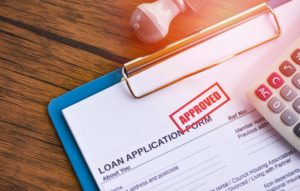 approved loan application form 
